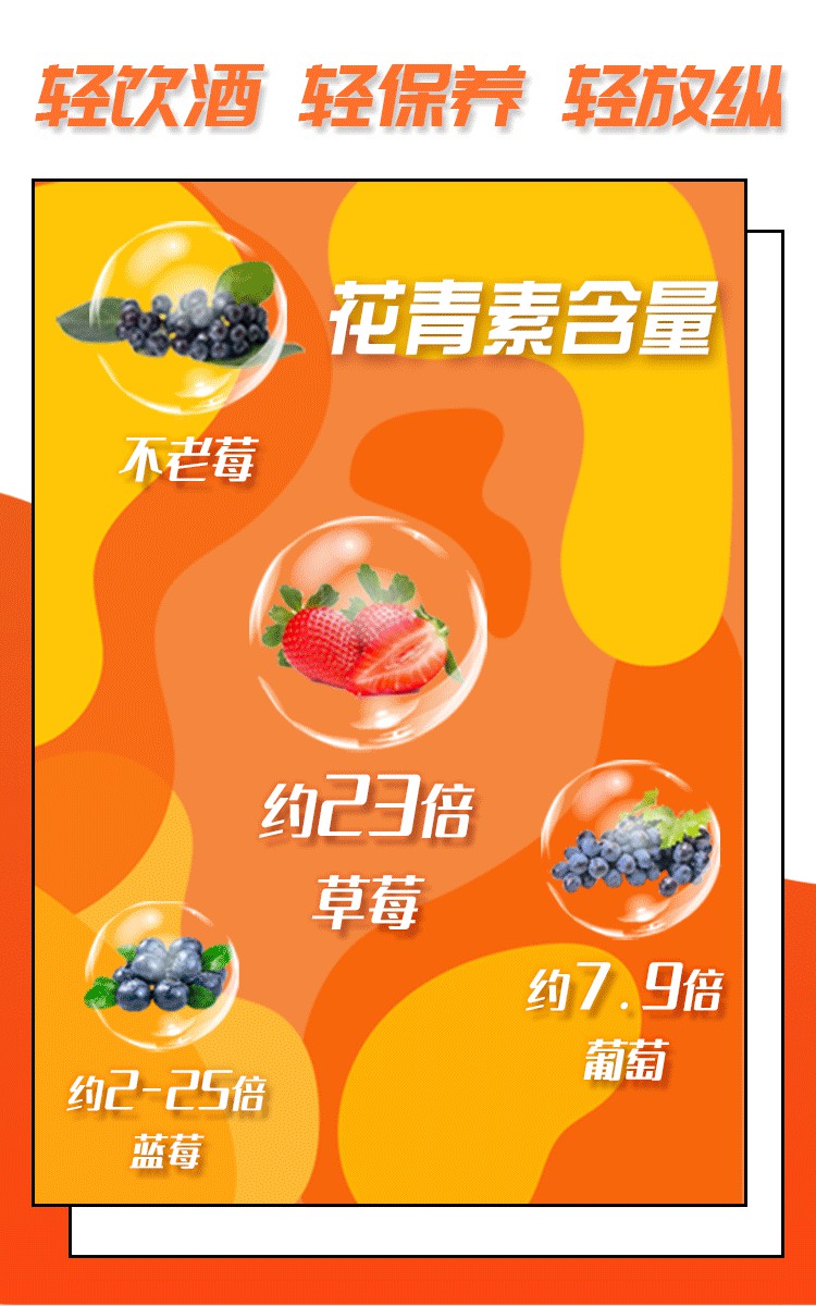 车尔西曜金秋不老莓酒500ml